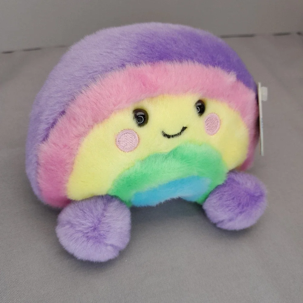 Aurora Palm Pals Vivi Rainbow Plush 5